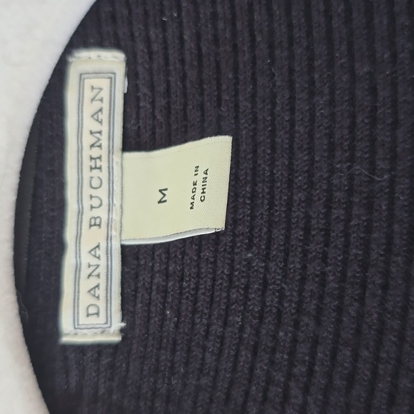 DANA BUCHMAN BRAND WOMEN'S LONG BLACK OPEN CARDIGAN SIZE MEDIUM - Picture 4 of 13